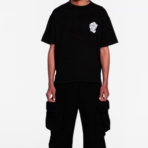 路易威登煙燻印花黑色圓領T恤特別版 1A5PH Shop 路易威登煙燻印花黑色圓領T恤特別版 1A5PH