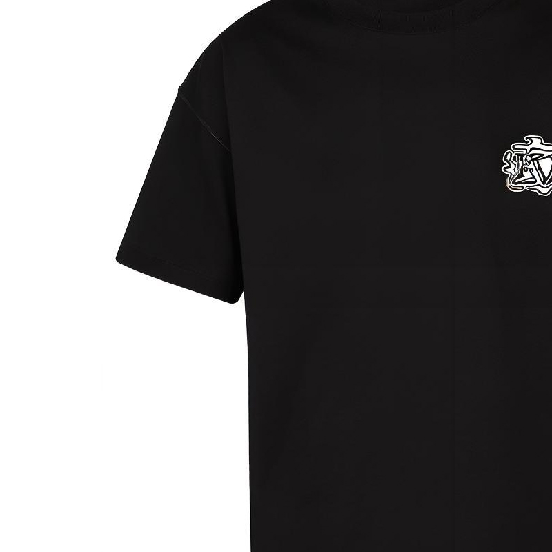 Details for 路易威登煙燻印花黑色圓領T恤特別版 1A5PH