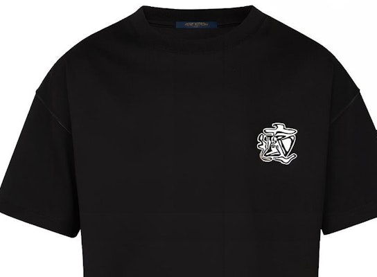 路易威登烟雾印花黑色圆领T恤特别版 1A5PH Sizing 路易威登烟雾印花黑色圆领T恤特别版 1A5PH