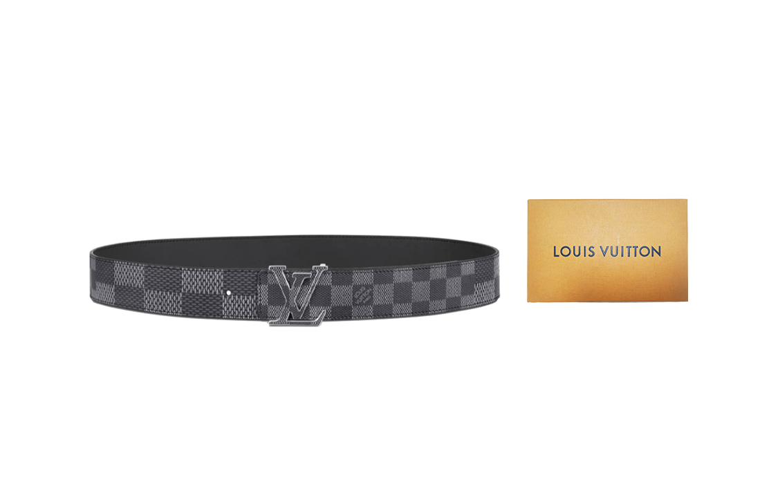 Louis Vuitton Smooth Buckle Belt 4cm Width with Original Box M0340