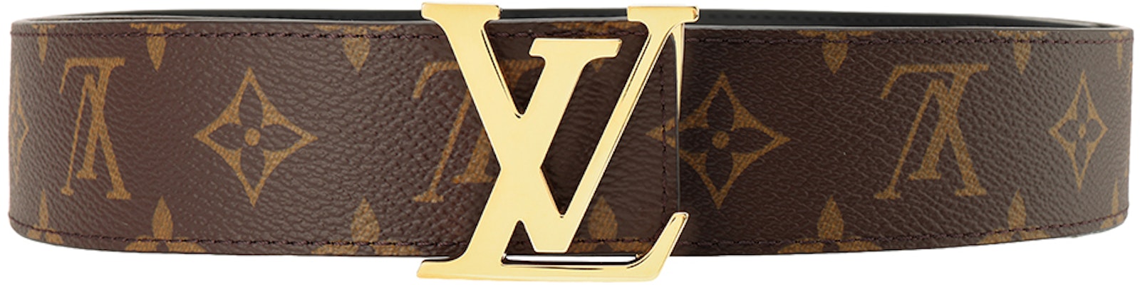 LOUIS VUITTON Smooth Buckle Leather Belt Unisex Black 4cm Width. M0566 Purchase LOUIS VUITTON Smooth Buckle Leather Belt Unisex Black 4cm Width. M0566