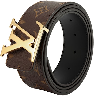 LOUIS VUITTON Smooth Buckle Leather Belt Unisex Black 4cm Width. M0566 Sizing LOUIS VUITTON Smooth Buckle Leather Belt Unisex Black 4cm Width. M0566