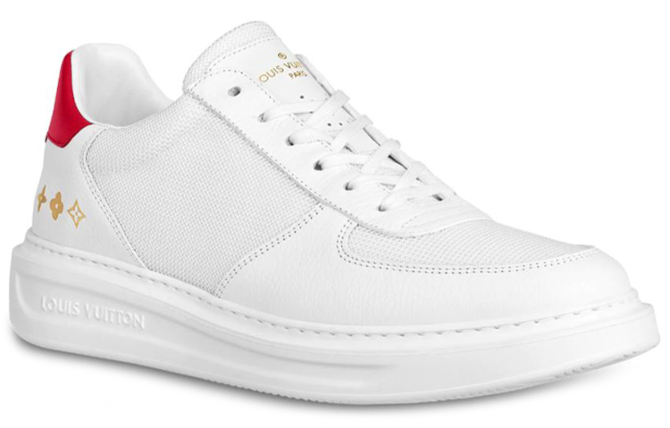 Order ルイ・ヴィトン Beverly Hills レッドテイルスニーカー (白) 1A5XLQ