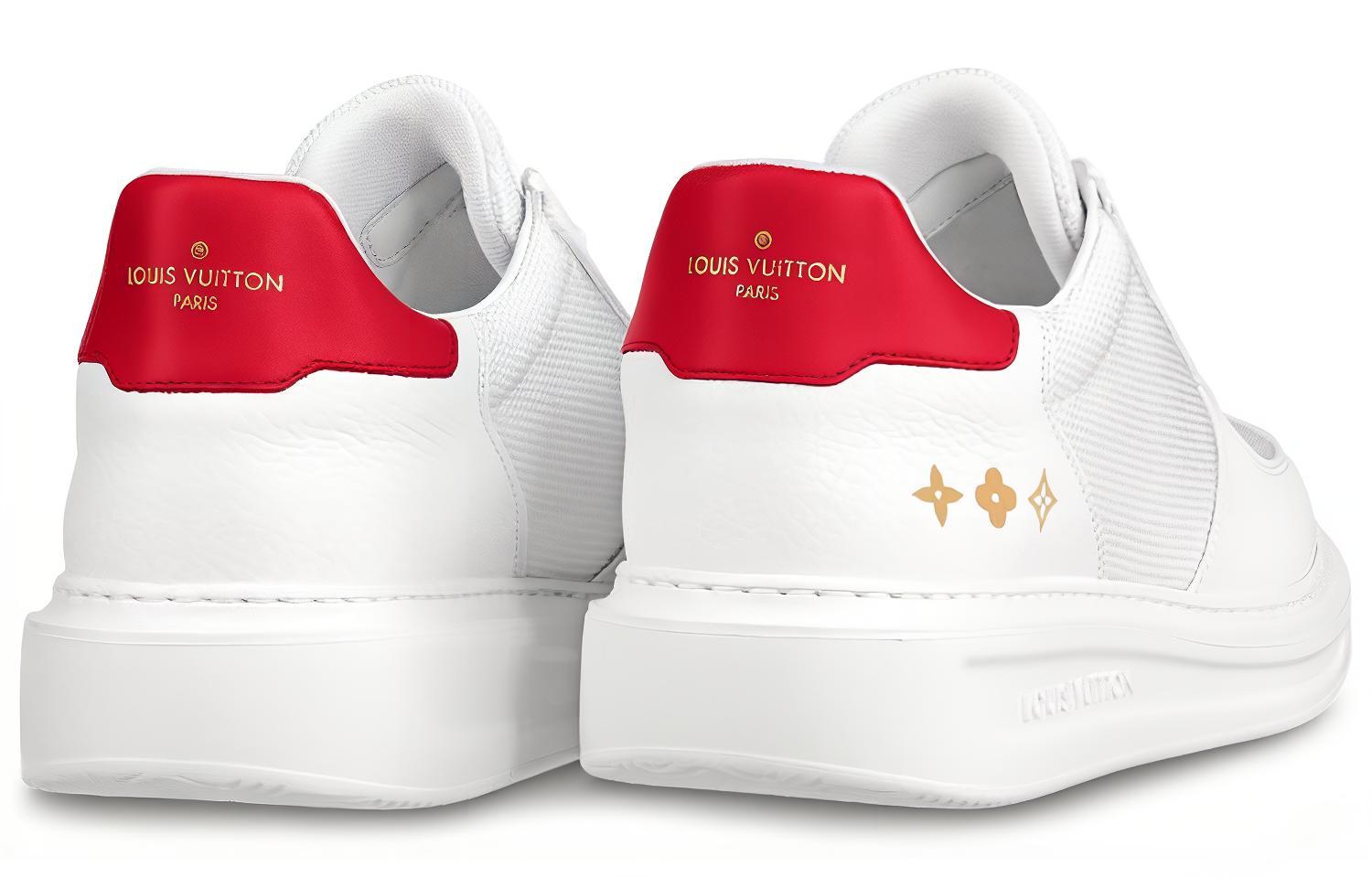 Lookbook ルイ・ヴィトン Beverly Hills レッドテイルスニーカー (白) 1A5XLQ