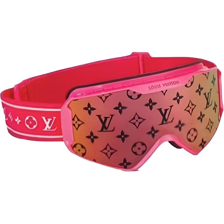 Louis Vuitton Snow Blind Unisex Logo Print Ski Goggles - Trendy Fashion Eyewear Z1743E