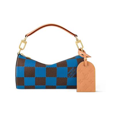 Louis Vuitton Soft Polochon PM Damier Pop Blue