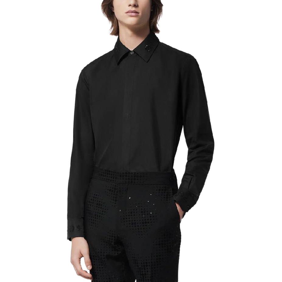 Purchase LOUIS VUITTON 男士黑色長袖襯衫 1AFJXE