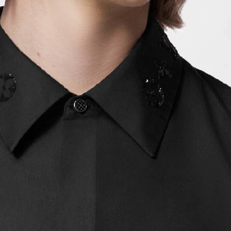 Details for LOUIS VUITTON 男士黑色長袖襯衫 1AFJXE
