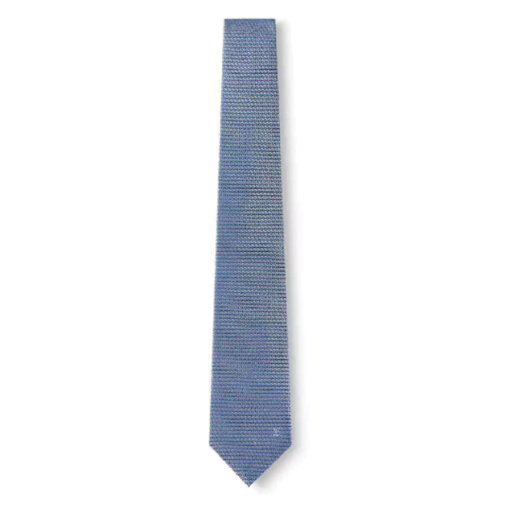 LOUIS VUITTON Solid Design  Blue Tie M71200