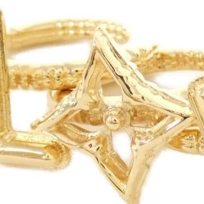 LOUIS VUITTON Solid Design Gold Ring MP2934GO Shop LOUIS VUITTON Solid Design Gold Ring MP2934GO