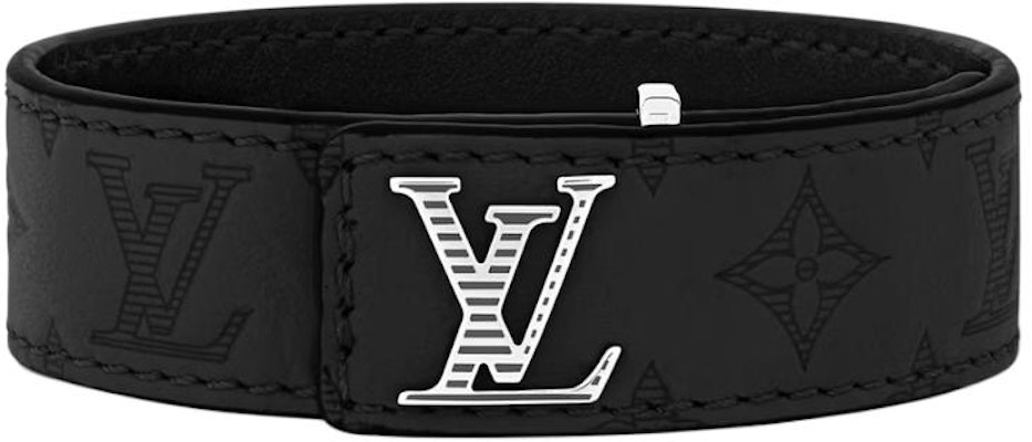 ルイヴィトン ソリッド モノグラム レザー ブレスレット ブラック M4165D Buy ルイヴィトン ソリッド モノグラム レザー ブレスレット ブラック M4165D