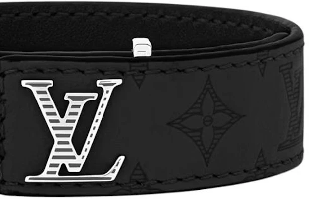 ルイヴィトン ソリッド モノグラム レザー ブレスレット ブラック M4165D Shop ルイヴィトン ソリッド モノグラム レザー ブレスレット ブラック M4165D