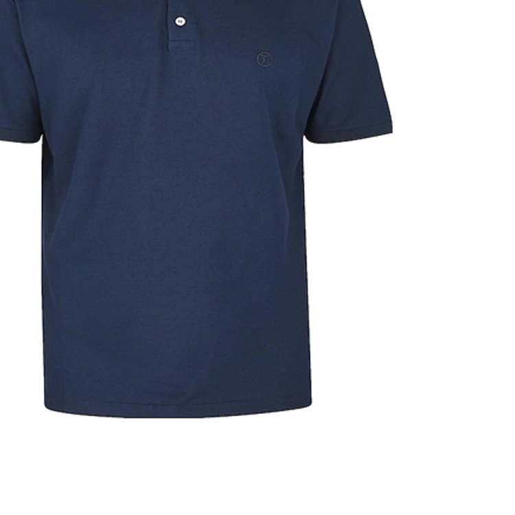 Sizing Polo Casual Azul Marino Sólido Louis Vuitton. 1A1S8Q