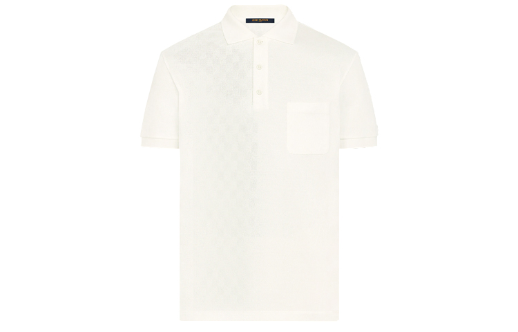 LOUIS VUITTON Solid Pocket Casual Polo Shirt 1A7XDQ