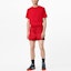 Lookbook LOUIS VUITTON Pantalones Cortos de Natación Rojos con Bolsillo y Cordón. 1A9GBA