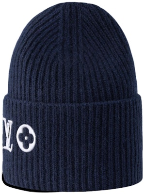 루이비통 솔리드 울 비니 네이비 블루 유니섹스 커플 스타일 M94852 Shop 루이비통 솔리드 울 비니 네이비 블루 유니섹스 커플 스타일 M94852