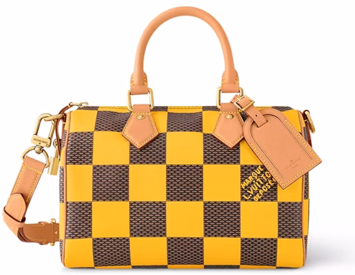 Louis Vuitton Speedy 25 Bandoulière Damier Pop Jaune Mat Buy Louis Vuitton Speedy 25 Bandoulière Damier Pop Jaune Mat
