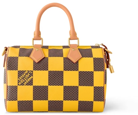 Louis Vuitton Speedy 25 Bandoulière Damier Pop Jaune Mat Order Louis Vuitton Speedy 25 Bandoulière Damier Pop Jaune Mat