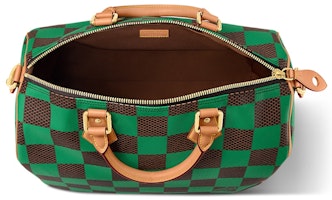 Louis Vuitton Speedy 40 Bandoulière Damier Pop Hijau Lookbook Louis Vuitton Speedy 40 Bandoulière Damier Pop Hijau
