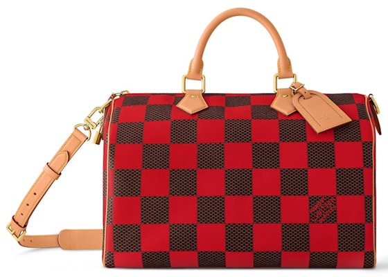 Louis Vuitton Speedy 40 Bandoulière Damier Pop Red Buy Louis Vuitton Speedy 40 Bandoulière Damier Pop Red