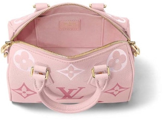 Louis Vuitton Speedy Bandouliere 20 Degrade Rose Pink Lookbook Louis Vuitton Speedy Bandouliere 20 Degrade Rose Pink