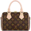 Shop 路易威登Speedy Bandouliere 20黑色經典Monogram手袋