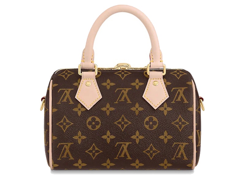 Order 루이비통 스피디 반둘리에 20 모노그램 브라운/블랙