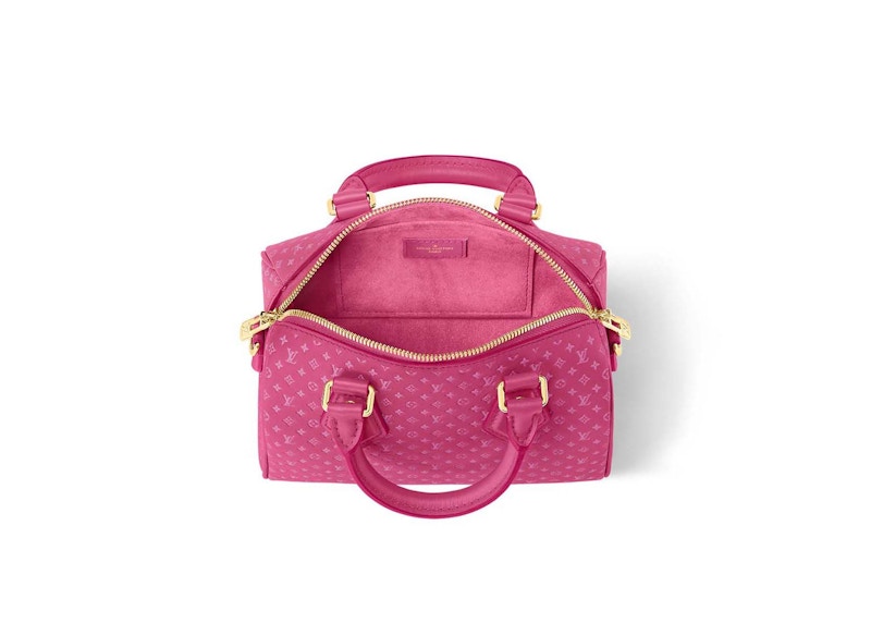 Lookbook 路易威登 粉色 Speedy Bandouliere 20 斜挎包
