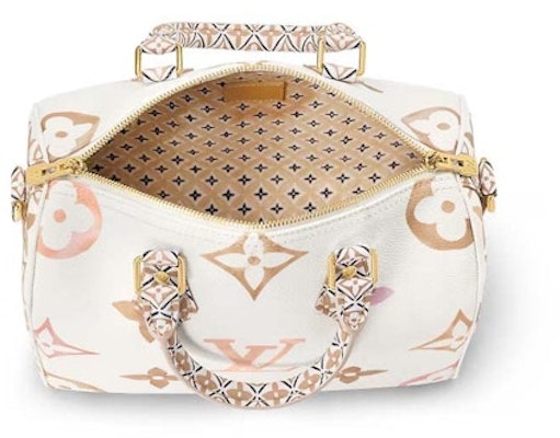 Louis Vuitton Speedy Bandouliere 25 Beige Lookbook Louis Vuitton Speedy Bandouliere 25 Beige