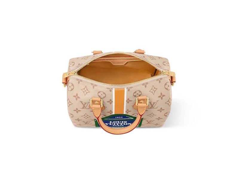 Lookbook Louis Vuitton Speedy Bandouliere 25 Beige/Oker