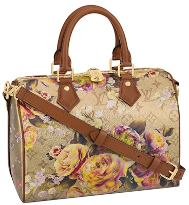 Louis Vuitton Speedy Bandouliere 25 Floral Pattern Gold Buy Louis Vuitton Speedy Bandouliere 25 Floral Pattern Gold