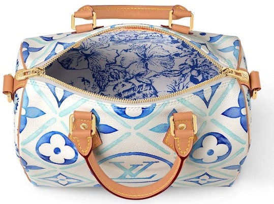 Louis Vuitton Speedy Bandouliere 25 Azul Laguna Lookbook Louis Vuitton Speedy Bandouliere 25 Azul Laguna