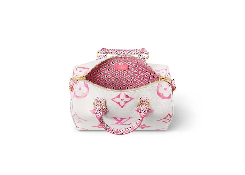 Lookbook 路易威登Speedy Bandouliere 25粉紅色手袋