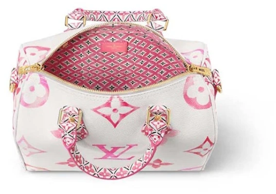 路易威登Speedy Bandouliere 25粉紅色手袋 Lookbook 路易威登Speedy Bandouliere 25粉紅色手袋