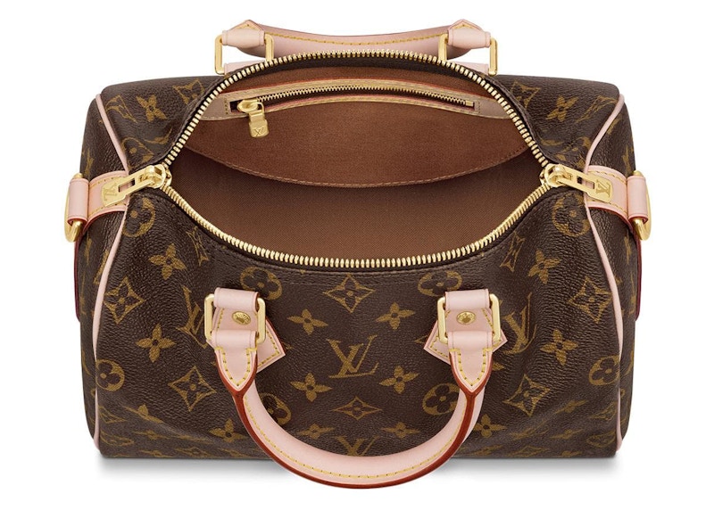 Lookbook 路易威登Speedy Bandouliere经典花纹手袋25棕色