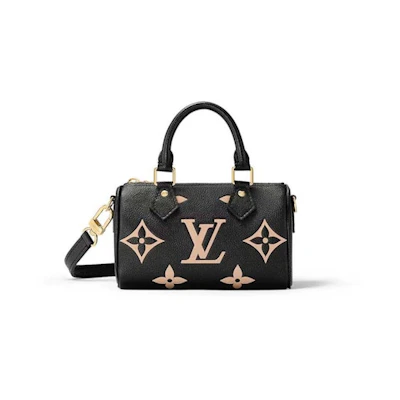 Louis Vuitton Speedy Nano Black/Beige