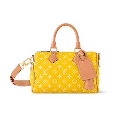 Louis Vuitton Speedy P9 Bandoulière 25 Monogram Leather Jaune Mat