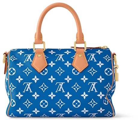Louis Vuitton Speedy P9 Bandoulière 25 Monogram Kulit Biru Order Louis Vuitton Speedy P9 Bandoulière 25 Monogram Kulit Biru