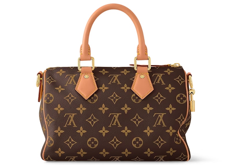Order Louis Vuitton Speedy P9 Bandoulière 25 Monogram Kulit Coklat Monogram