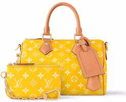 Shop Louis Vuitton Speedy P9 Bandoulière 25 Monogram Leather Jaune Mat