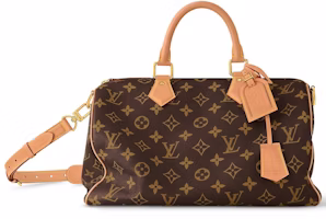 Louis Vuitton Speedy P9 Bandoulière 40 Monogram Leather Brown Monogram Louis Vuitton Speedy P9 Bandoulière 40 Monogram Leather Brown Monogram