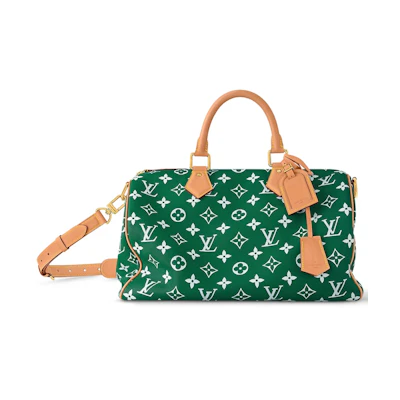 Louis Vuitton Speedy P9 Bandoulière 40 Monogram Leather Green