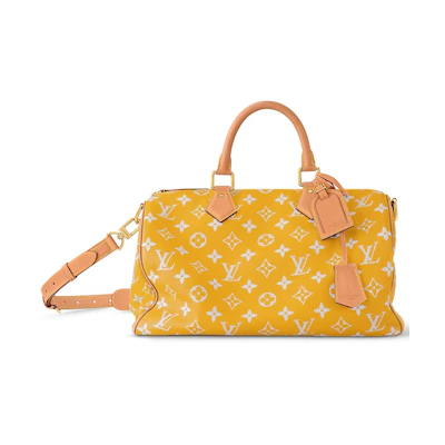 Louis Vuitton Speedy P9 Bandoulière 40 Monogram Leather Jaune Mat