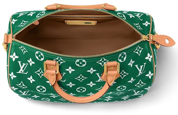 ルイ・ヴィトン スピーディP9 バンドリエール 40 モノグラム レザー グリーン Lookbook ルイ・ヴィトン スピーディP9 バンドリエール 40 モノグラム レザー グリーン