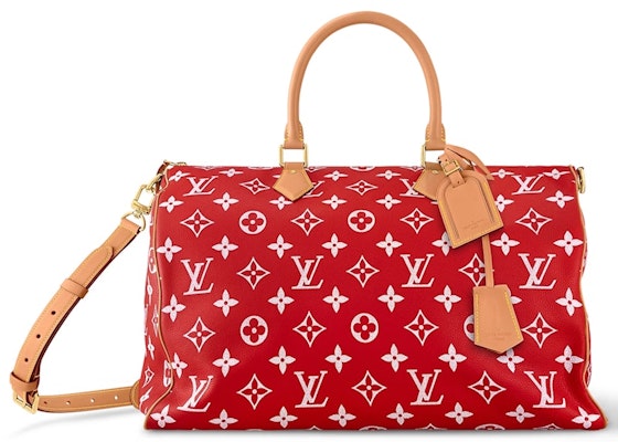 Louis Vuitton Speedy P9 Bandoulière 50 Monogram Leather Red Buy Louis Vuitton Speedy P9 Bandoulière 50 Monogram Leather Red