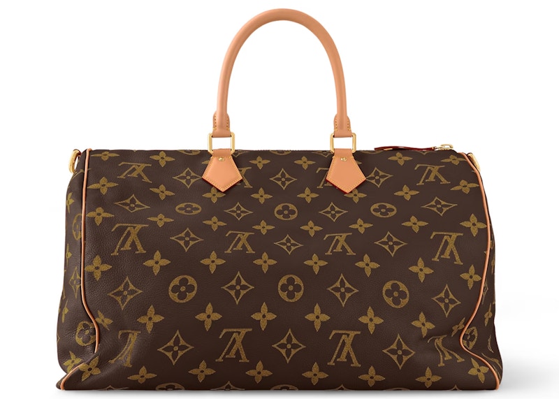 Order Louis Vuitton Speedy P9 Bandoulière 50 Kulit Cokelat Monogram