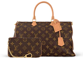 Shop Louis Vuitton Speedy P9 Bandoulière 50 Monogram Leather Brown Monogram