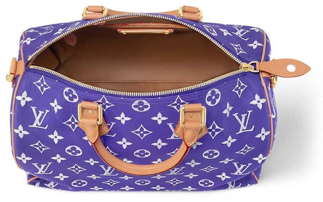Louis Vuitton Speedy P9 Bandouliere 40 Amethyste Tas Wanita Lookbook Louis Vuitton Speedy P9 Bandouliere 40 Amethyste Tas Wanita