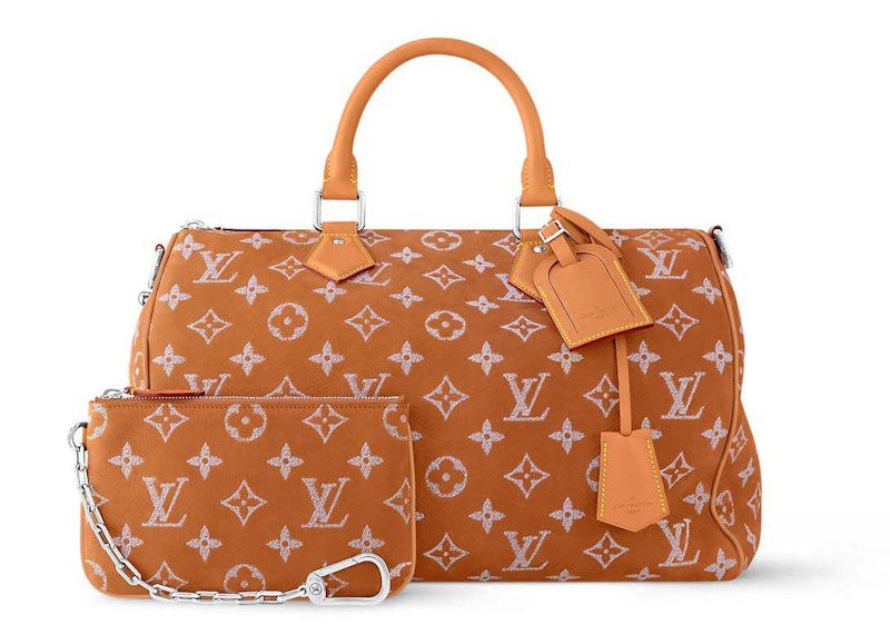 Order Louis Vuitton Speedy P9 Bandouliere 40 Nubuck kws asli wanita pria