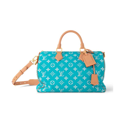 Louis Vuitton Speedy P9 Bandouliere 40 Turquoise